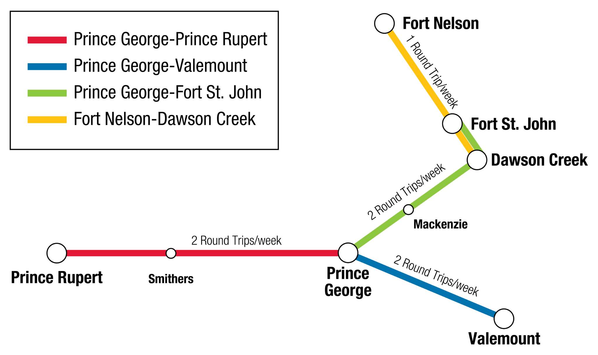 Schedules And Fares | BC Bus North